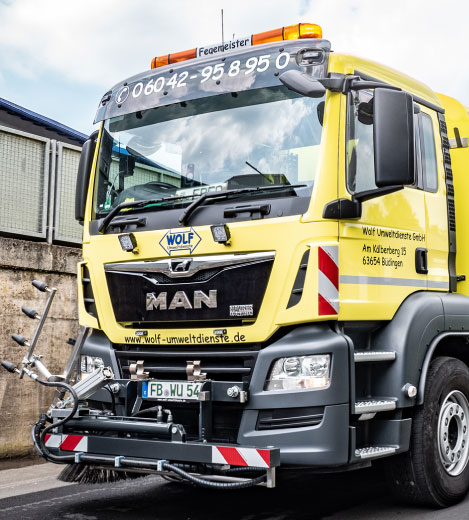 Kanalreinigung-LKW-Wolf